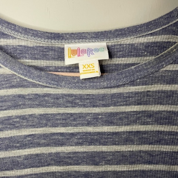 Striped Lularoe Carly Dress - Picture 3 of 9